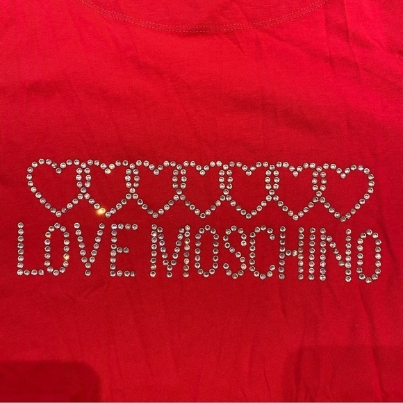 Love Moschino Crystal Logo Mini Dress size US 6 - Picture 10 of 10